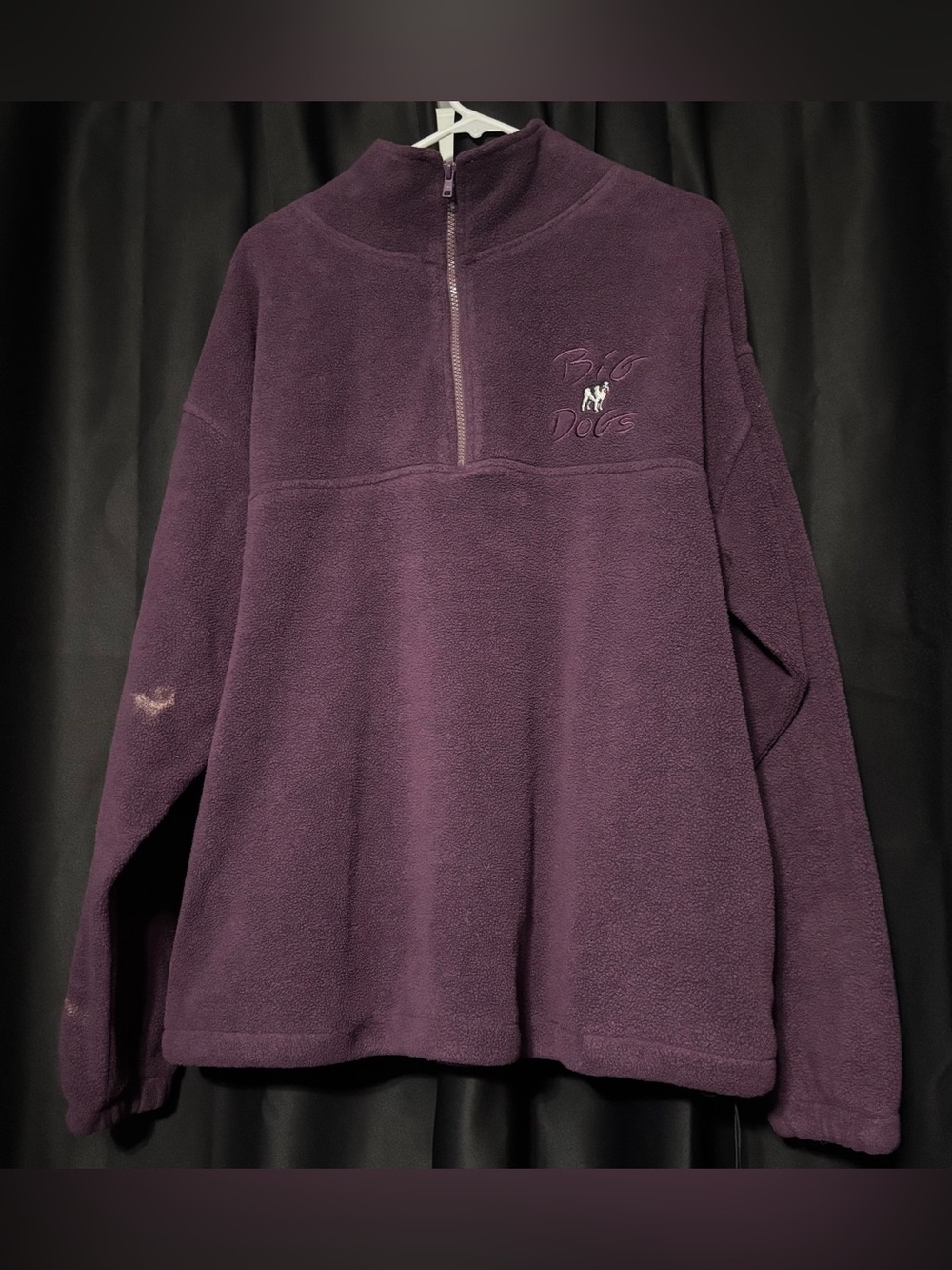 🎃5 for $25🎃 Big Dogs Purple Long Sleeve Quarter Zip Sweatshirt